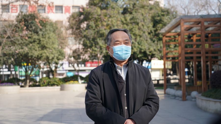 萧山区慈善总会会长汪柏遂发表致辞.JPG